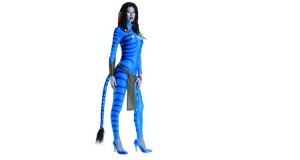 Blaue Avatar Ganzkörperverkleidung